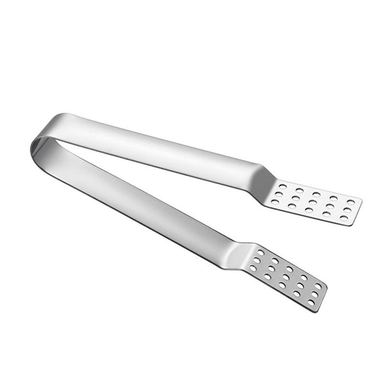 Зажим для чайного пакетика из нержавеющей стали, утолщенный пинцет для лимона, льда, сахара, барбекю, гаджет для домашней кухни, щипцы для чайной посуды, соковыжималка, зажим для еды