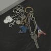 Paris Retro Chain Rodeo Motorcycle Bag Key Ring Pendant - High Quality