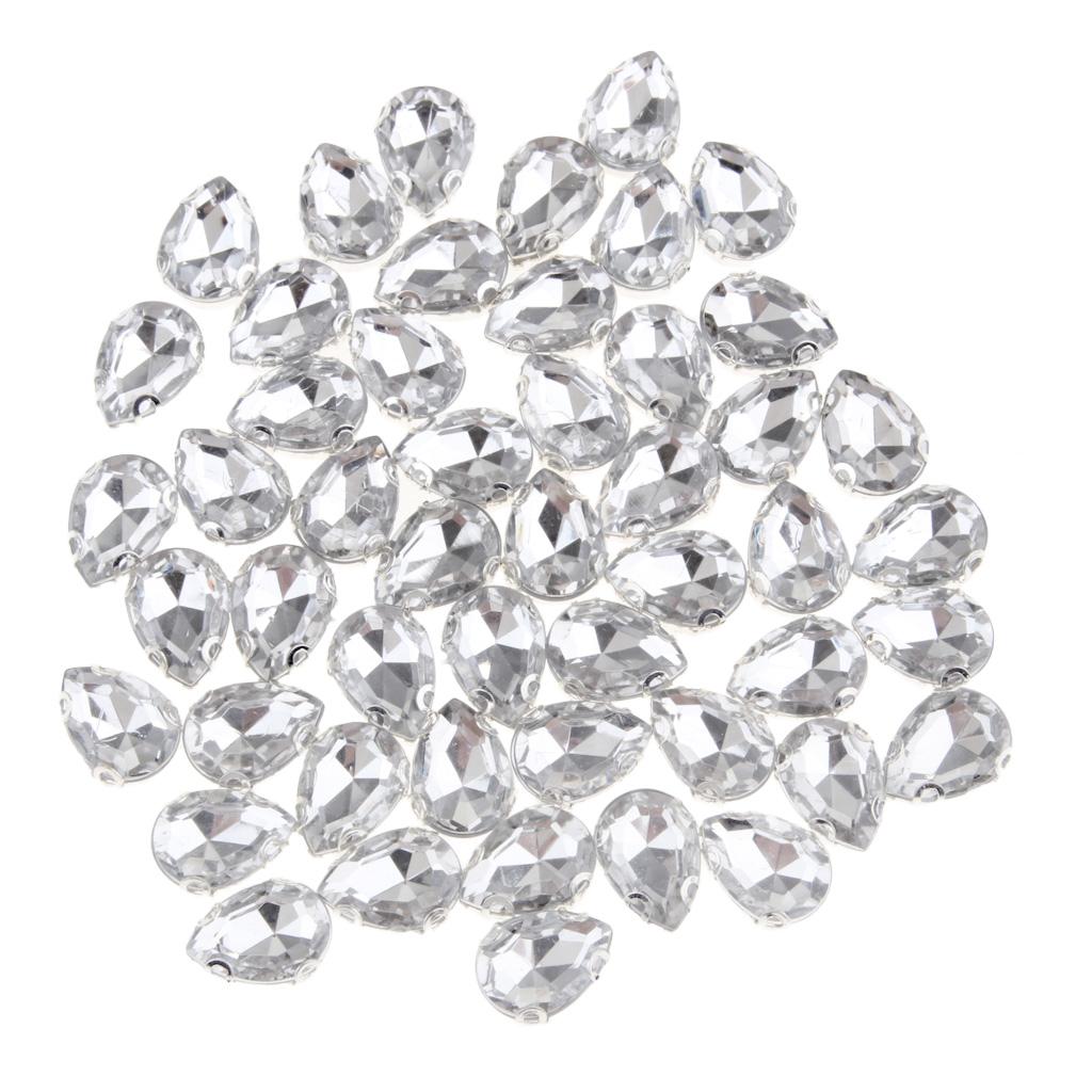 50 шт. хрустальные бусины украшения DIY шитье ремесла сапфир