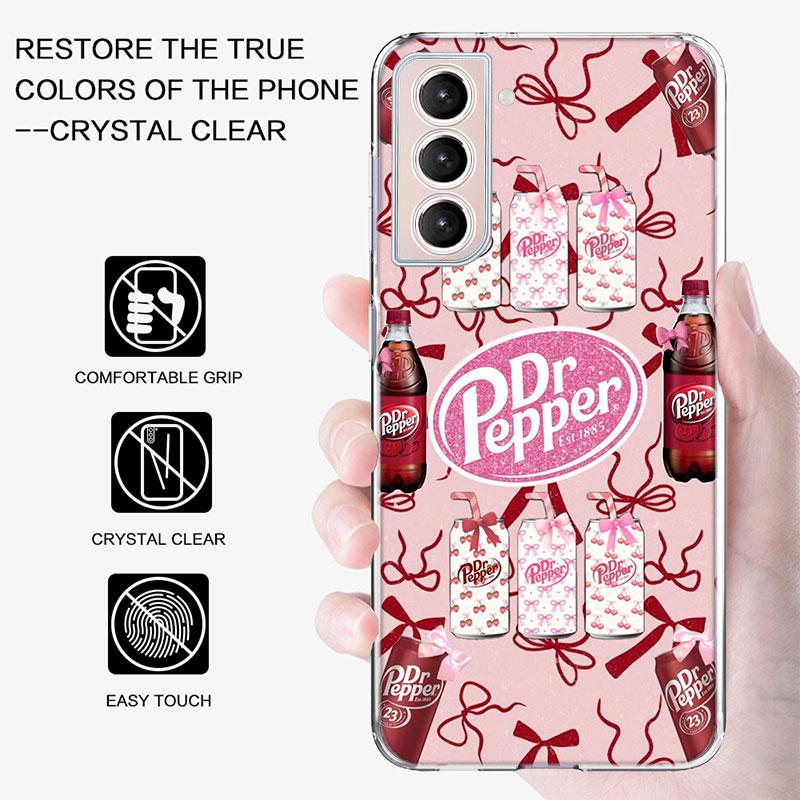 Чехол для телефона Напиток Cherry D-Dr-P-Pepper для Samsung A16 A26 A36 A56 A17 A15 A25 A35 A55 A14 A24 A34 A54 A04S A05S Galaxy Note 20 1