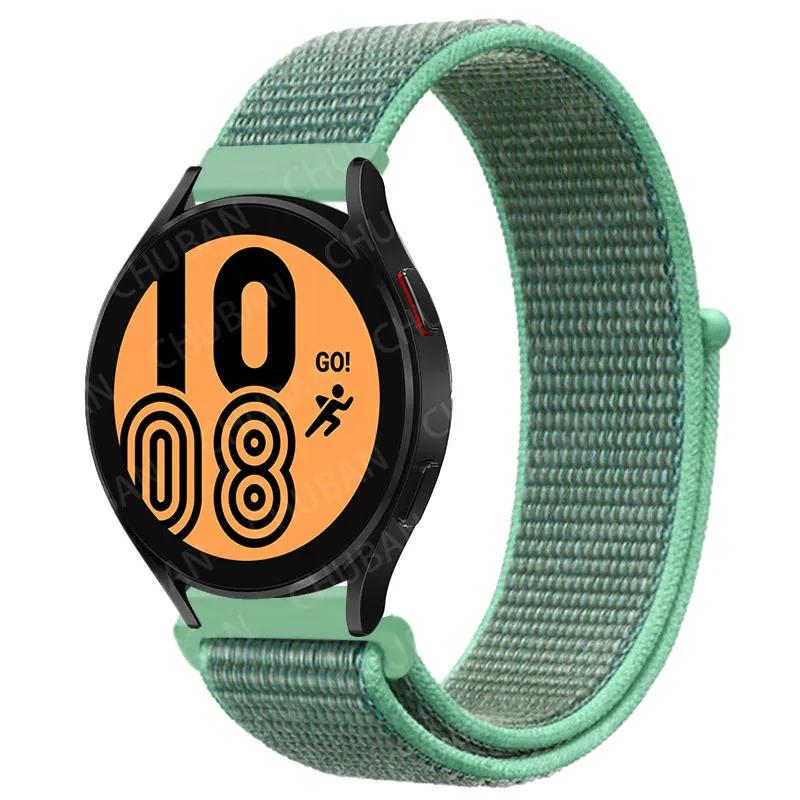 Nylon Loop For Samsung Galaxy Watch 6 5 Pro/4/classic/gear S3 Frontier/active Sport Bracelet Huawei Watch Gt2 3 22mm 20mm Strap