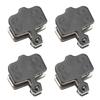 4PcsSet Resin Brake Pads Semi Metal Heat Resistance Bicycle Disc Brake Pads Replacement for