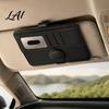 Driving Eyeglass Hanger Car Sun Visor Glasses Holder Eye Clip Organizer for Dashboard Eyewear Vehicle Multi Functional Storage Pouch Sunglasses