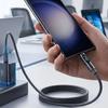 1.2m/1.8m Data Cable Converter LCD Dynamic Display Type-C Cable 240W Super Charging Cable