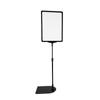 Pedestal Sign Holder Tabletop Free Lifting Easy Assembly Grinding Polishing Adjustable Sign Holder for Supermarket A
