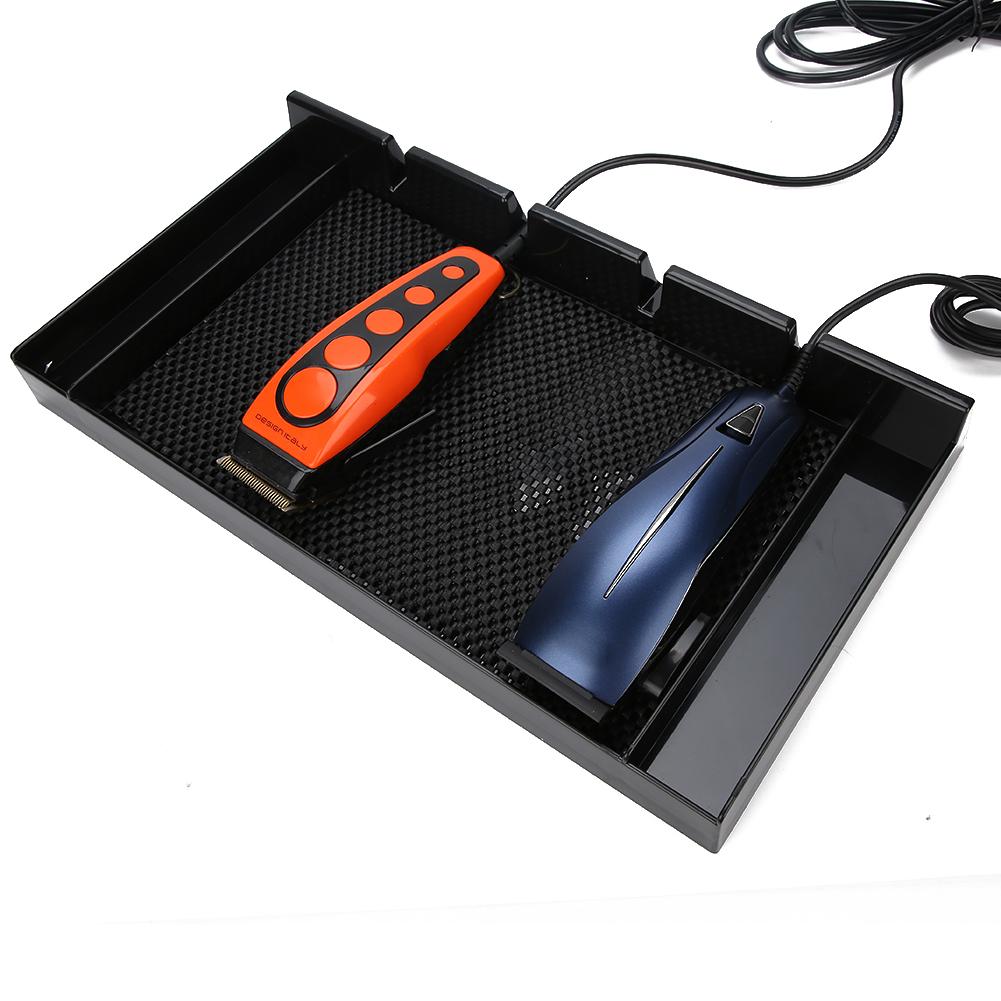 Электрическая машинка для стрижки волос Ящик для хранения ножниц расческа стойка для демонстрации нескользящая подкладка парикмахерский инструмент