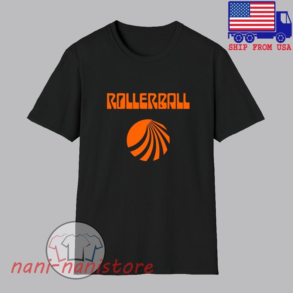 Rollerball Movie James Caan Men#039;s Black Size S5XL Unisex T-Shirt