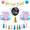 36 Inch Gender Reveal He Or She Balloon Set Baby Shower Party Decoration Supplies