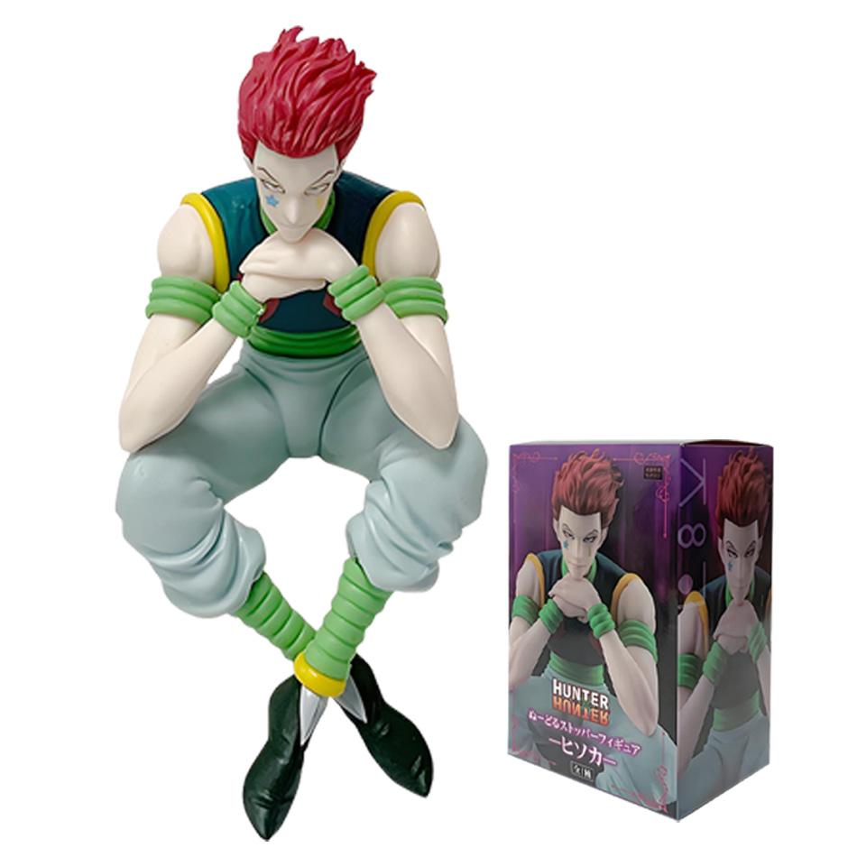 14 см Аниме Фигурка Hunter×Hunter Призрачная труппа Хисока Фигурка Экшн Подставка для лапши Украшение комнаты Подставка для лапши ПВХ Модель Игрушки