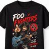 Foo Fighters Everlong Lyrics Dave Grohl Rock Band Guitar Graphic Unisex TShirt
