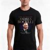 Andrea Bocelli 2023 Valentine Spring Tours With Signature Tshirt Summer Casual Cotton Tee Oversized Streetwear Tops