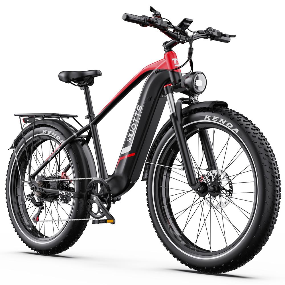 Duotts F26 Lite Electric Bicycle 750W Motor 26" Fat Tire Adult Electric Bike 48V 18AH LCD Display Max Load 150Kg With App