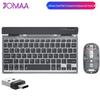 JOMAA 78-клавишный беспроводной Bluetooth-набор: прозрачная клавиатура и мышь для офиса - Бесшумный, подходит для мужчин и женщин