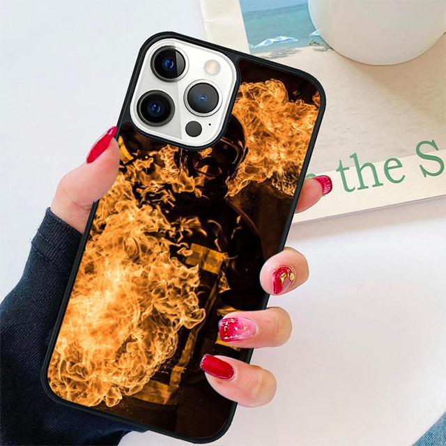 fire fireman firefighter Coque Shell For iPhone 17 Air 15 16 14 13 12 Pro Max 11 Pro Max Plus Phone Case Cover