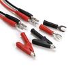 Sumnacon 4 in 1 Banana Plug Alligator Clip Pure Copper Fork Test Lead, 3.3 ft Multimeter Flexible Test Lead Wire Cable with Protective Jack Copper