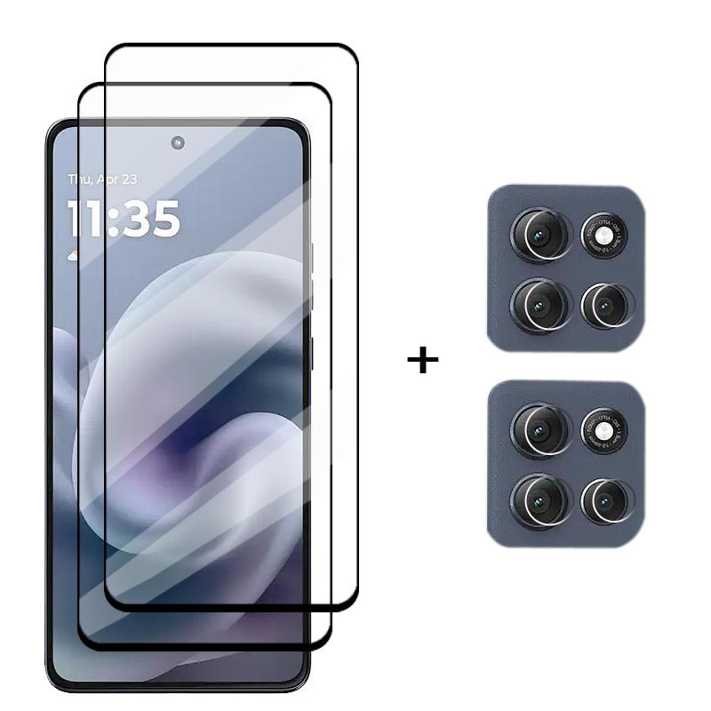 Стекло Full Cover для Motorola Moto G86 Закаленное стекло для Moto G86 Защитная пленка для экрана Moto G86 HD Защитная пленка для телефона Moto G86 Стекло