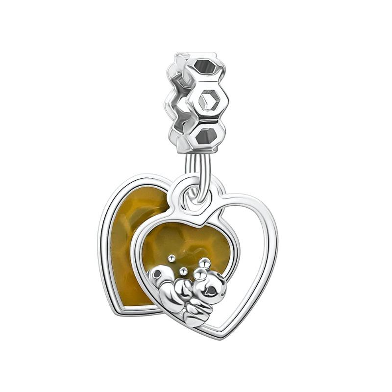 Серебро 925 пробы Подвеска в виде когтя собаки Браслет Шарм Талисман для мужчин женщин Подарок на день рождения Животное Ювелирные изделия Тигр Обезьяна Слон Еж