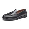Новые летние туфли-лоферы Slip-on Slip-on, мужские деловые туфли из кожи с кисточками, мужские туфли из коровьей кожи с верхним слоем