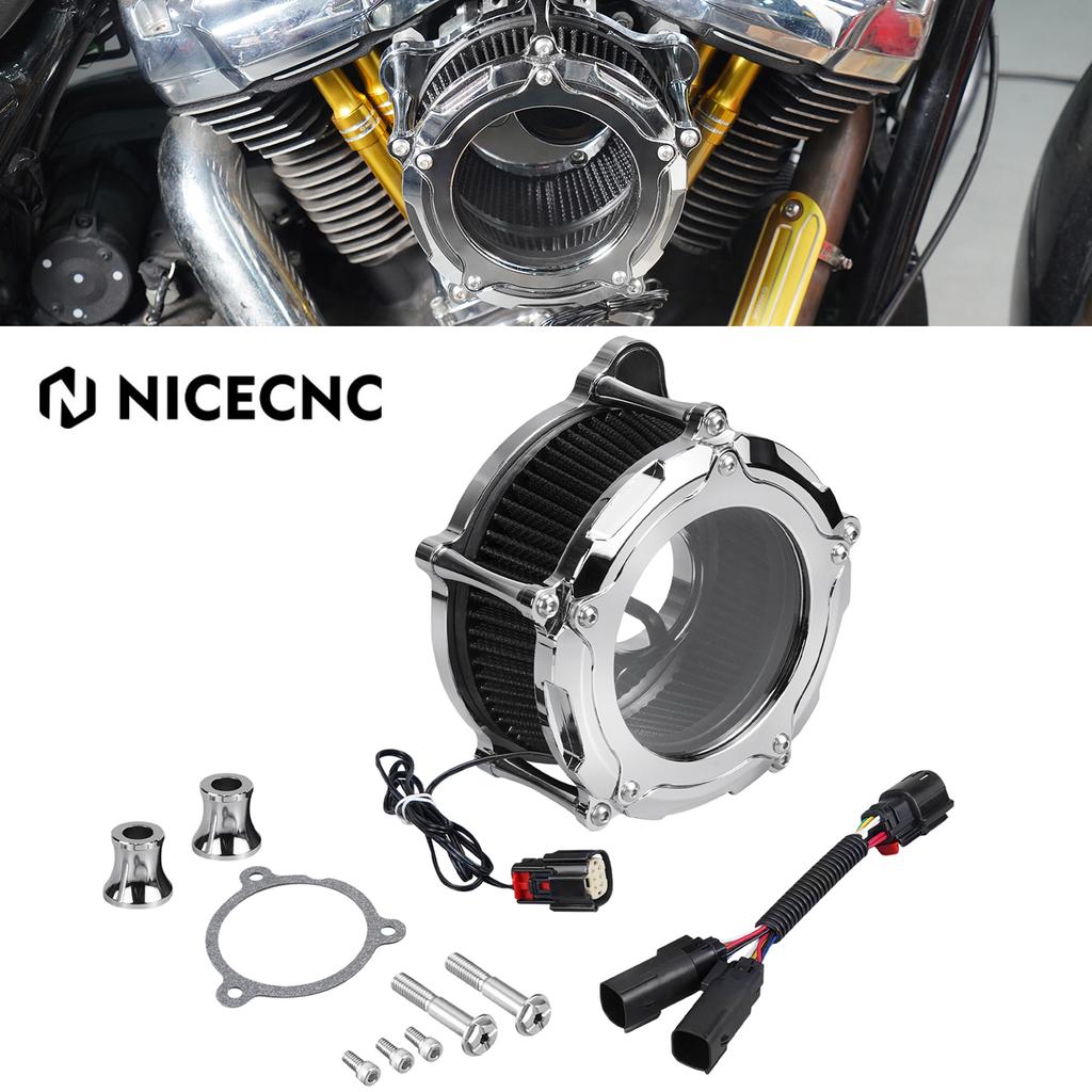 Air Filter Kit For Harley Touring Road King FLHR 2017-2022 Street Glide FLHX Road Glide Special FLTRX Electra Glide Police FLHTP