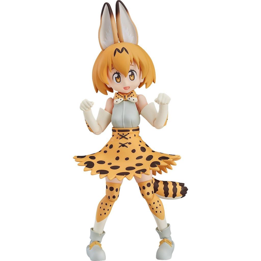 Figma Kemono Friends Сервал Немасштабная Окрашенная Подвижная Фигурка из АБС-пластика и ПВХ