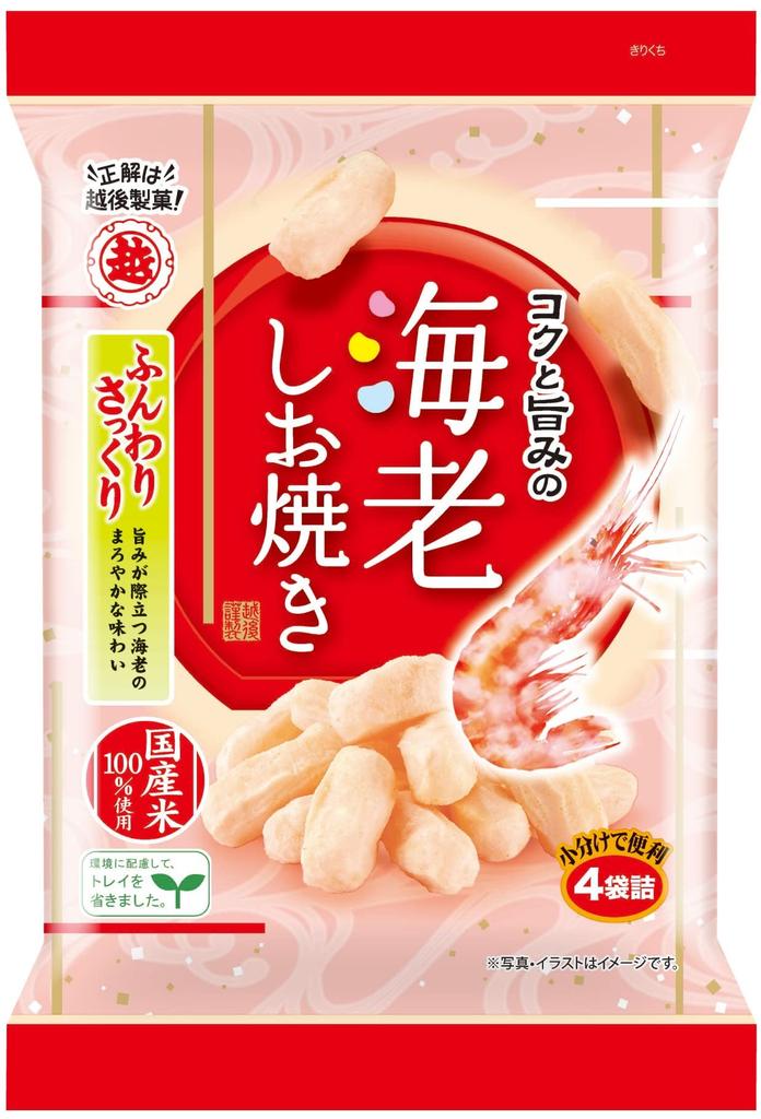 Echigo Seika Креветки Сиояки 56г x 6 пакетов