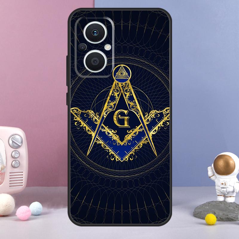 Freemasonry Logo Symbol Funda For OPPO Reno 8 Lite 11F 12F 13F 14F 10 11 12 13 14 Pro OPPO Find X9 X5 X6 X8 Pro Case