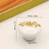 Single Hole Ceramic Cabinet Knob European Style Drawer Knobs Door Pull Handles  Children's Room