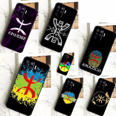 Берберский флаг амазиг для OPPO A17 A16 A15 A79 A58 A78 A98 A74 A94 A77 A5 A9 A96 A76 A52 A72 A53S A54S A57S чехол