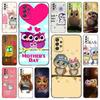 Lovely Cartoon Owl Phone Case For Samsung Galaxy A21 A30 A50 A52 S A13 A22 A32 A33 A53 A73 5G A11 A12 A31 A51 A70 A71 A72 Cover