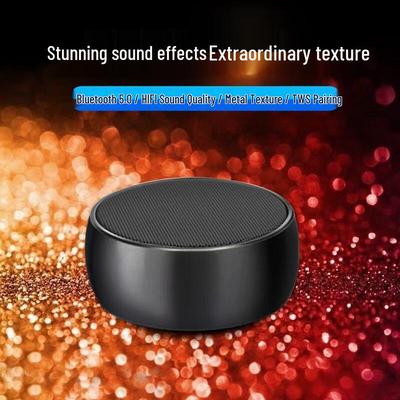 Портативный Bluetooth-сабвуфер: Мини-динамик, вставляемый в карту, для улицы, кемпинга, путешествий и дома (Модель BS01)