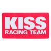 Kijima Велозапчасти Наклейка команды KISS Racing Розовая основа/Белые буквы