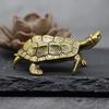 Домашние животные Гостиная Украшения для автомобиля Украшения для рабочего стола Статуэтка черепахи Фигурки черепахи Латунная черепаха