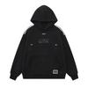 Versatile Casual Letter Embroidery Hoodie - American Style Loose Fit Men Women Fall Winter Basic Top