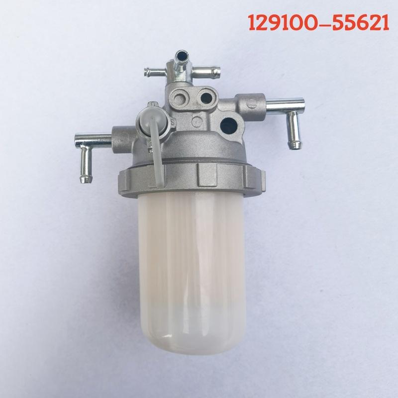 Fuel Filter 129612-55620 129100-55621 Fuel Water Separation Assembly 4/5 Tubes For Yanmar PC30/35 40/45 50/55