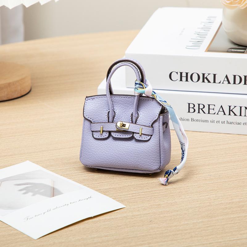 Платиновый мини-подвеска кошелек для монет и ключница - Креативный, милый шарм