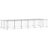 Prolenta Premium Diran Modular Steel Pet Cage, Black, Eight Panels Measuring 35 x 35 cm
