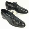 60s-70s? Vintage Edgerton Plain Toe Business Shoes Black Size 8 26.0 Men's(USED)