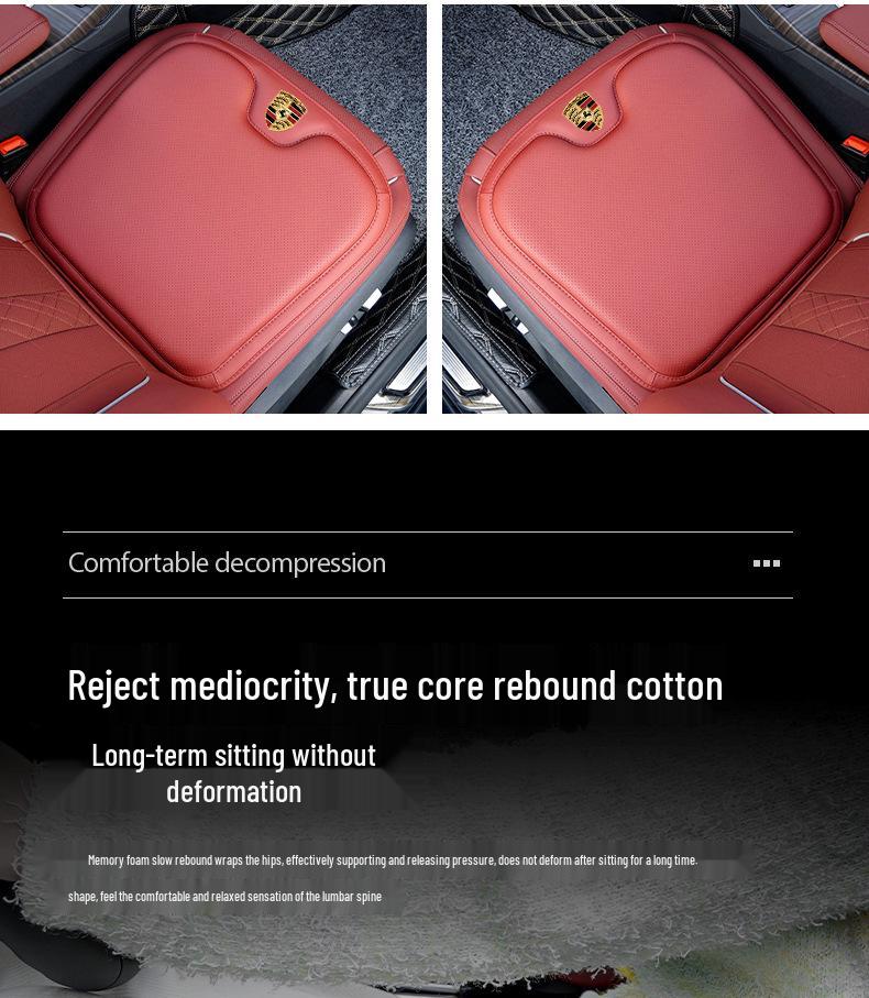 Porsche Seat Accessories: Year-Round Cushions & Lumbar Supports for Cayenne, Macan, Panamera, 718
