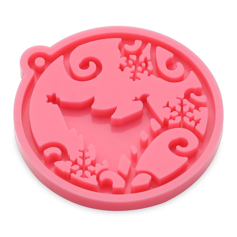Cake Tools Candy Chocolate Silicone Moulds Christmas Ball Mold Jewelry Making Tool Keychain Molds