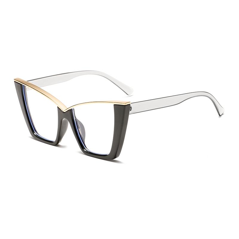 Винтажные оправы «кошачий глаз» женские модные оверсайз оправы конфетных цветов трендовые стильные очки, блокирующие синий свет