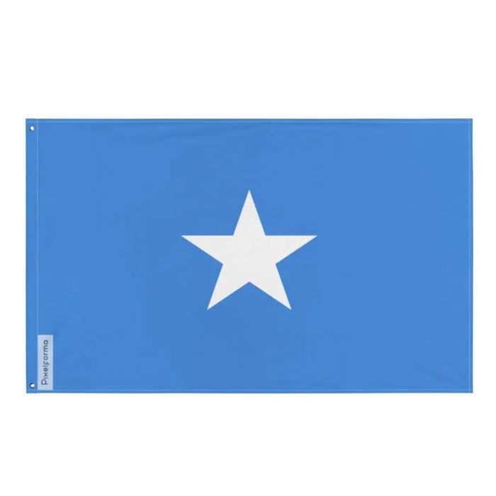 Drapeau - Somalie - 64 x 96 cm - Polyester - Impression recto/verso - Œillets en fer