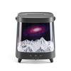 Ультразвуковой увлажнитель воздуха Home Flame с красочной подсветкой «Аврора», настольной декоративной подсветкой и пультом дистанционного управления, 200 мл, USB арома-диффузор для эфирных масел