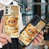 Phone Case: 2D flat design suitable for Samsung Galaxy A34 A35 M05 M06 S20 S22 S21 FE Plus 5G protective case, chef little bear, perfect Christmas and