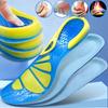 Silicone Anti-Slip Gel Soft Insoles Orthotic Arch Support Foot Pain Massaging Sport Shoe Anti-Shock Insoles Pad Man Women