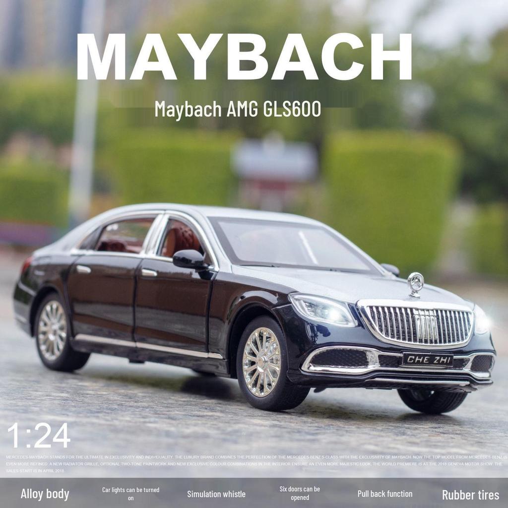 1:24 Mercedes-Benz Maybach S680 Alloy Model Car Ornament