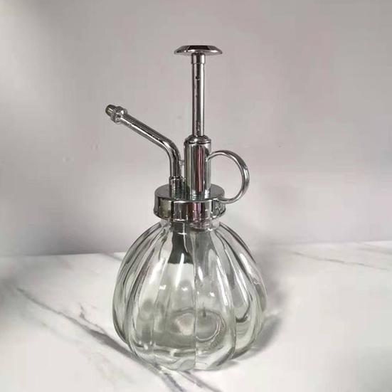 Тип давления пара, полупрозрачная ручная лейка в форме тыквы, стеклянная распылительная бутылка, садовое ручное оборудование