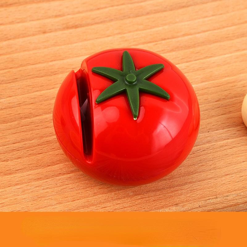 Креативная точилка мини в форме помидора, керамический шлифовальный круг, точильный камень, ручная, бытовая, кухонные аксессуары