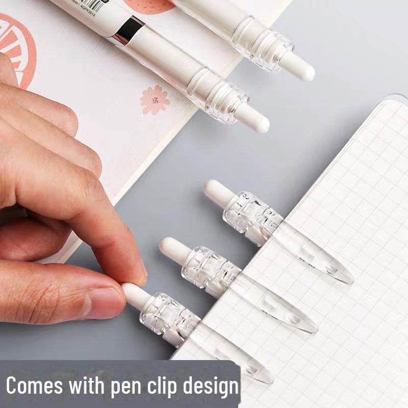 Новая ручка с быстросохнущими черными чернилами, стержень 0,5 мм, большая емкость — идеально подходит для студентов, экзаменов, подписей в офисе