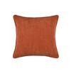 Coussin - Antoine - 45 X 45 Cm - Velours Côtelé - Couleur Roux