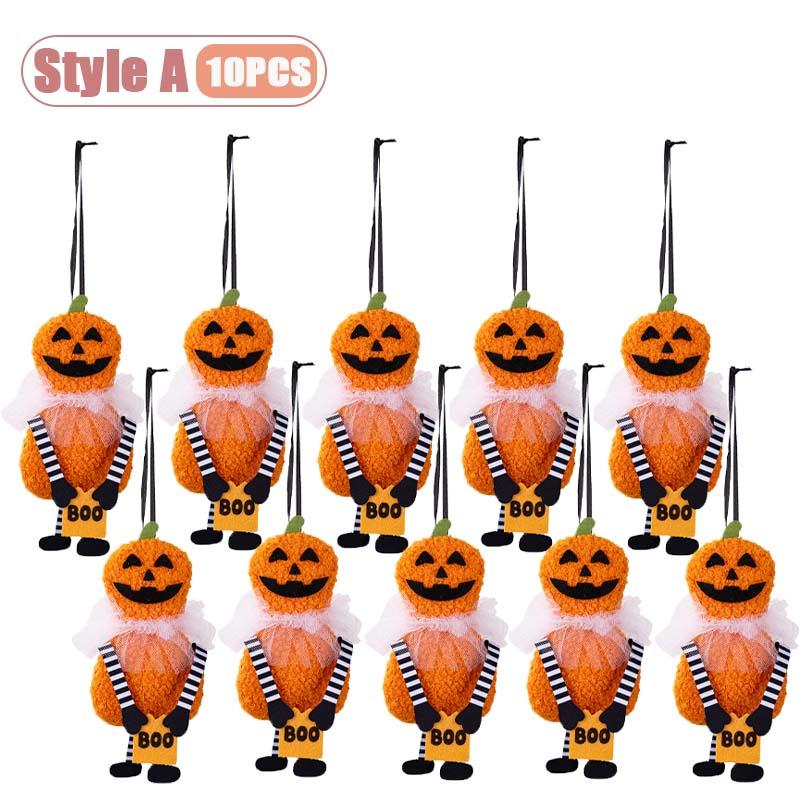 Halloween Wall Hanging Ornaments Pumpkin Ghost Skeleton Black Cat Decor for Home Party Festival Halloween Decoration Pendant